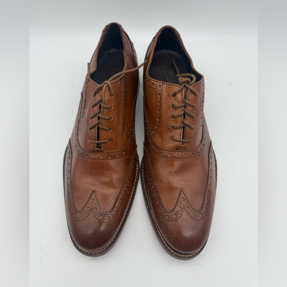 EUC Cole Haan MADISON Oxfords Men Size 8.5 Brown Leather Wingtip C10146 main image 5